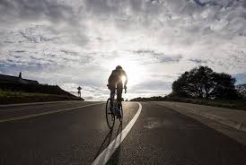 Cyclist on Road